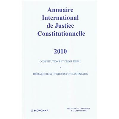 Annuaire international de justice constitutionnelle, volume XXVI