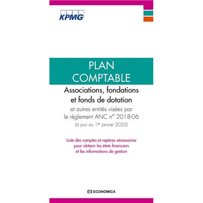 Plan comptable : associations, fondations et fonds de dotation