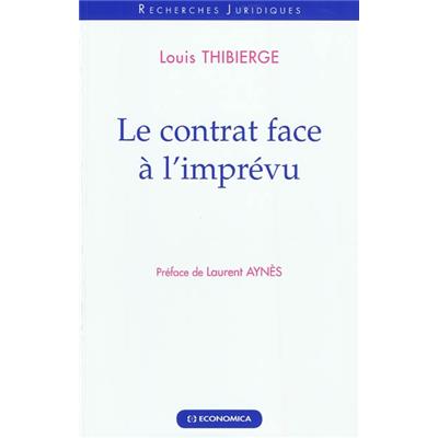 Le contrat face à l'imprévu