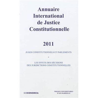 Annuaire international de justice constitutionnelle, volume XXVII