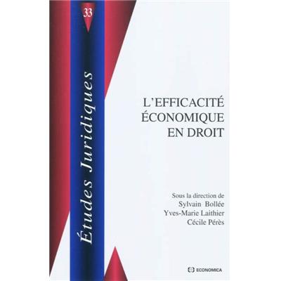 L'efficacité économique en droit