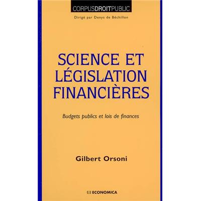 Science et législation financières