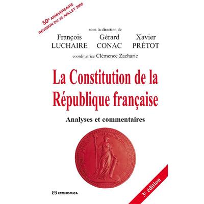 La Constitution de la République française, 3e éd.