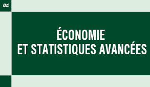 Economie et statistiques avancées