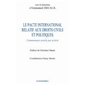 Le pacte international relatif aux droits civils et politiques