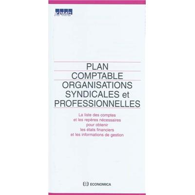 Plan comptable organisations syndicales