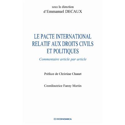 Le pacte international relatif aux droits civils et politiques