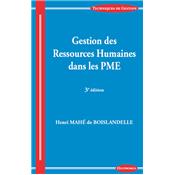 Gestion des ressources humaines dans les PME, 3e éd.