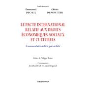 Le pacte international relatif aux droits conomiques, sociaux et culturels