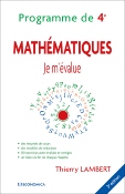 Mathématiques - Je m'évalue - Programme de 4e