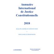Annuaire international de justice constitutionnelle, volume XXXIV, 2018