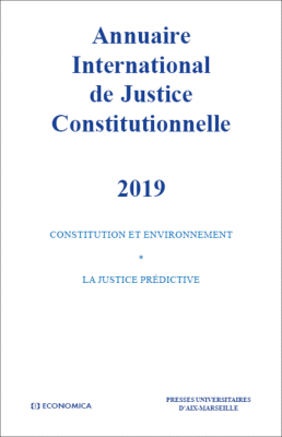 Annuaire International de justice Constitutionnelle XXXV - 2019