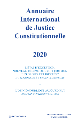 Annuaire International de justice Constitutionnelle XXXVI - 2020