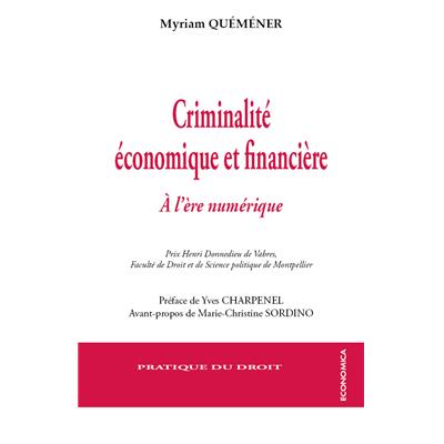 Criminalité économique et financière