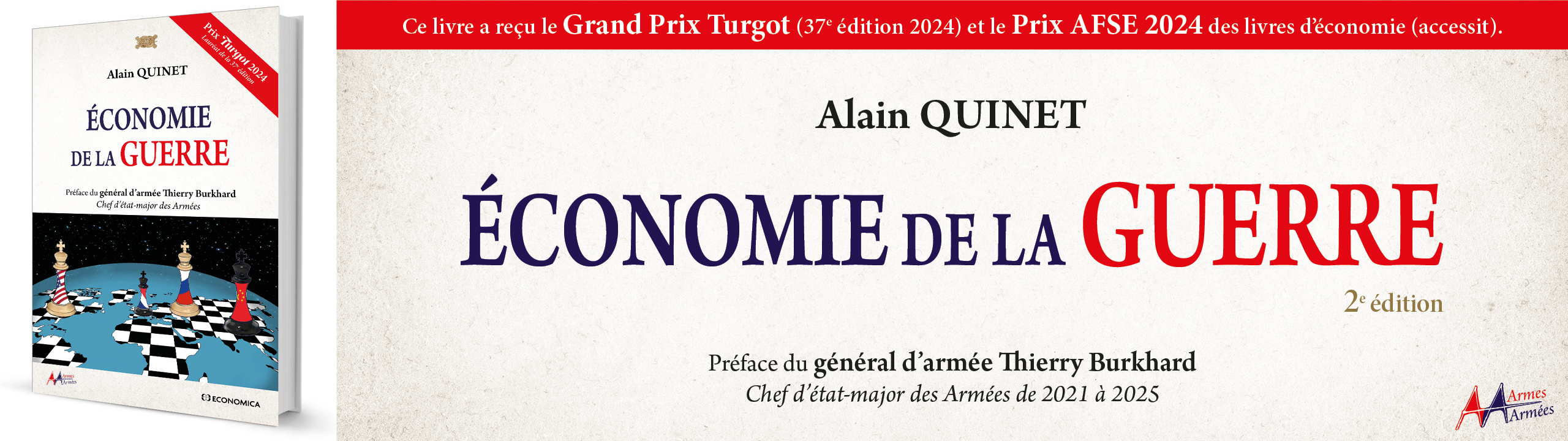 Économie de la guerre, 2e ed - Quinet Alain - 9782717873429 - 37 euros
