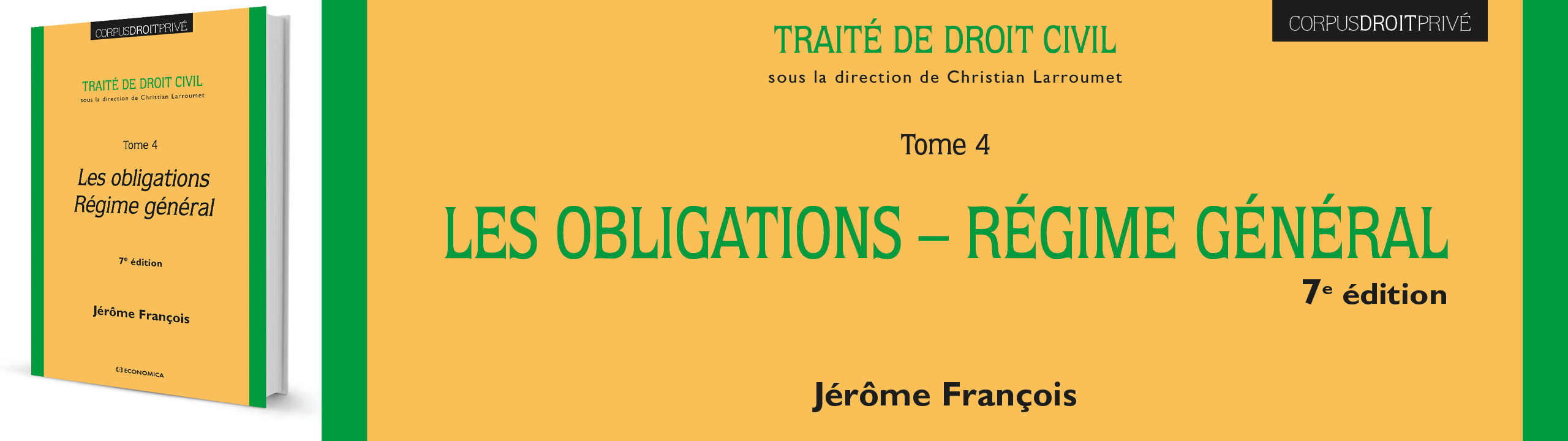 Les obligations - Rgime gnral - 7e dition - Jrme franois - 9782717873382