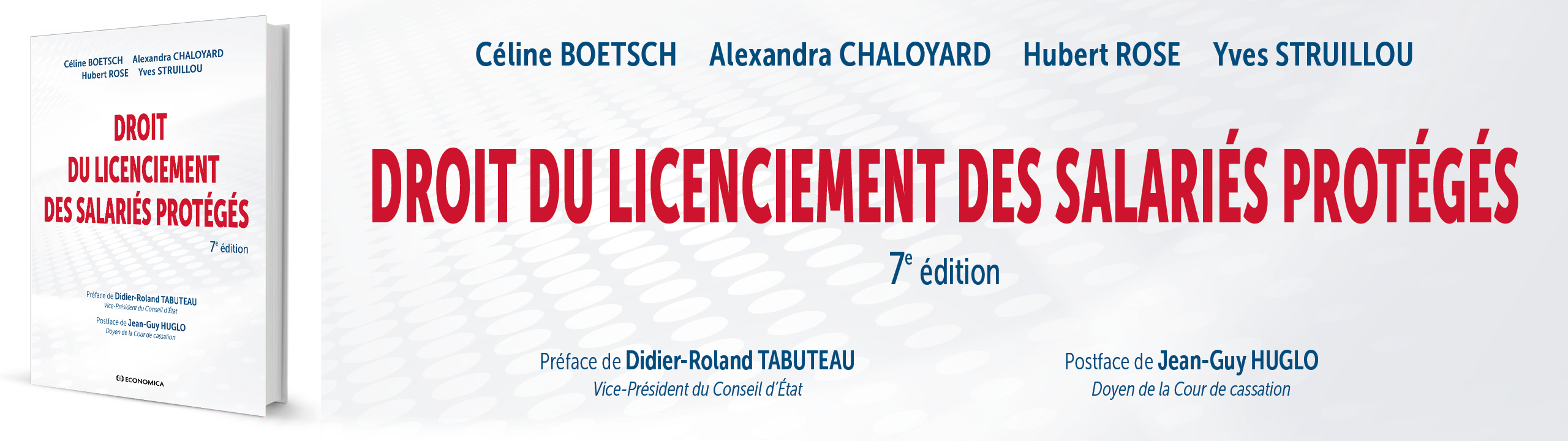Droit du licenciement des salaris protgs - 7e dition - Yves Struillou, Cline Boetsch, Hubert Rose, Alexandra Chaloyard - 9782717873092