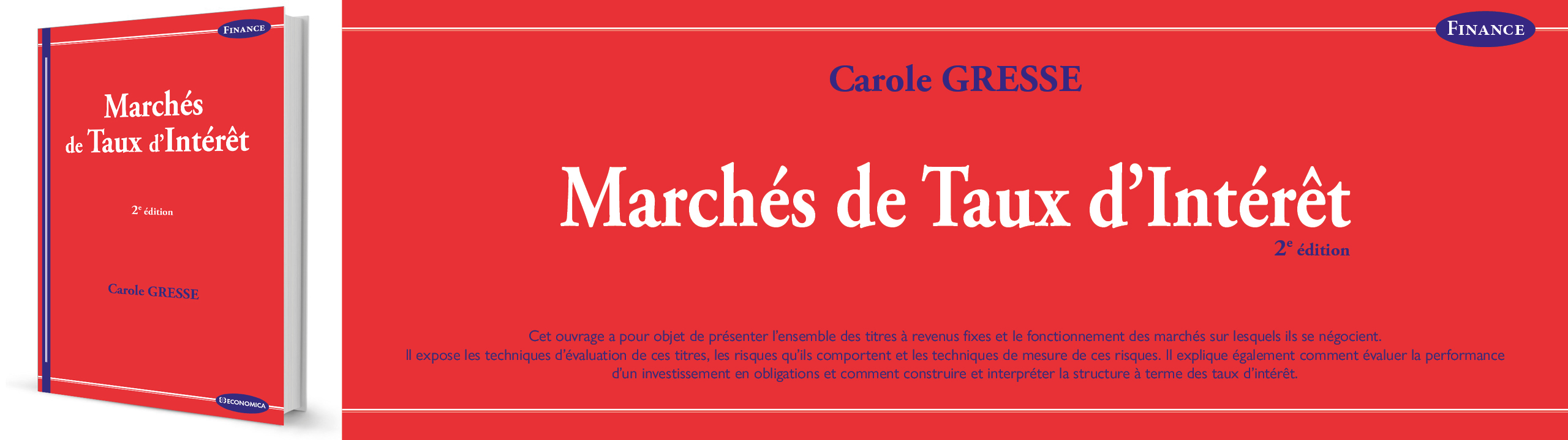 Marchs de taux d’Intrt - Carole Gresse - 2e dition - 9782717873399