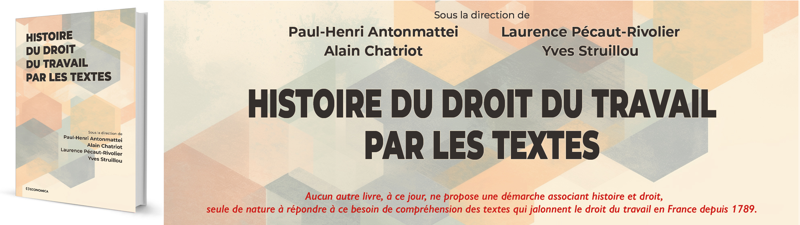 Histoire du droit du travail par les textes - Yves Struillou, Laurence Pcaut-Rivolier, Hubert Rose, Alain Chatriot - 9782717872996