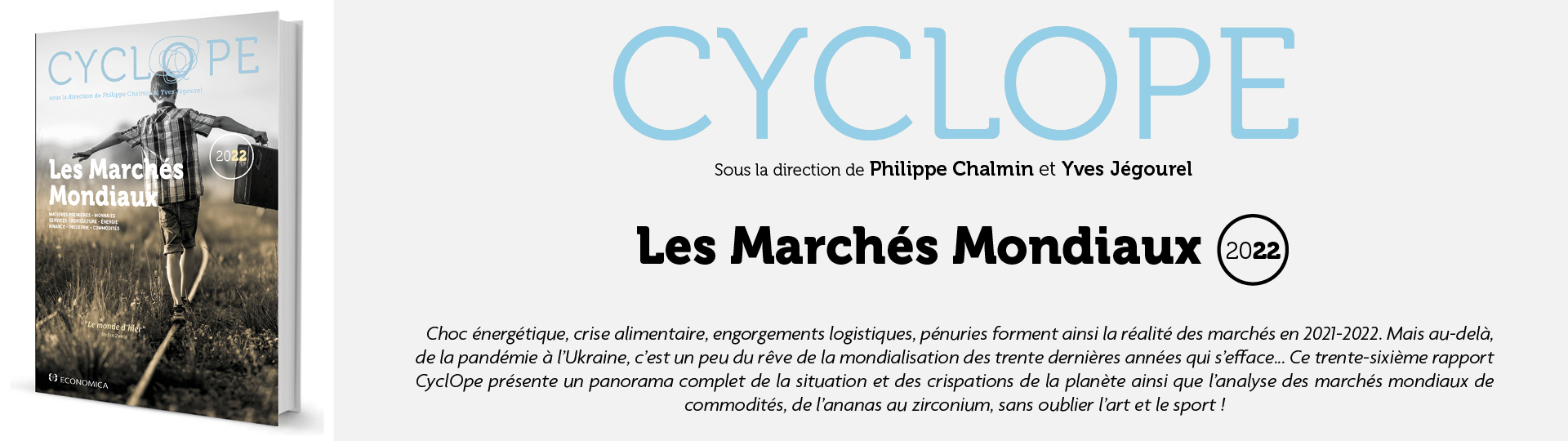 Cyclope - Les marchés mondiaux 2022 - Chalmin p. et Jégourel Y.